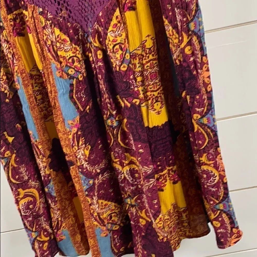 Free People | Count Me In Trapeze Tunic Top | S - Picture 7 of 8